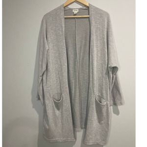 Anthropologie DONNI. Open Front Long Cardigan Lightweight Boho Oversized Sweater